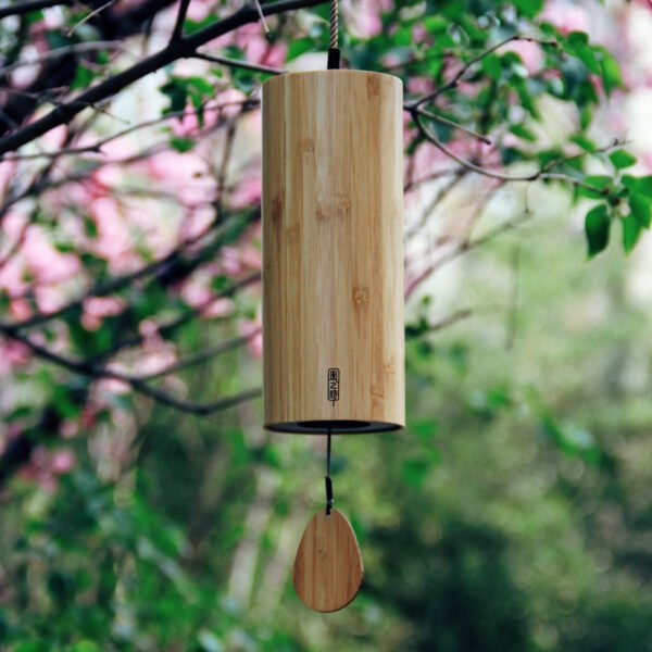 Natural Bamboo Outdoor Wind Chime — Garden & Patio Wind-Bell Decoration