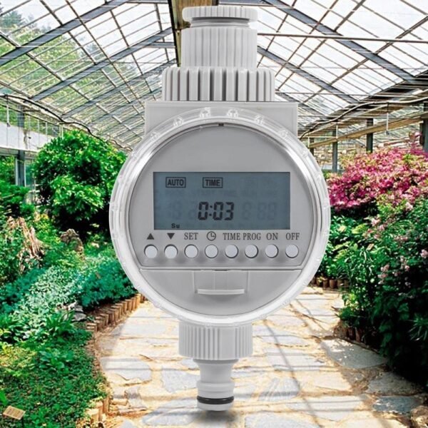 Solar-Powered Drip Irrigation Timer System — Automatic Garden & Lawn Watering