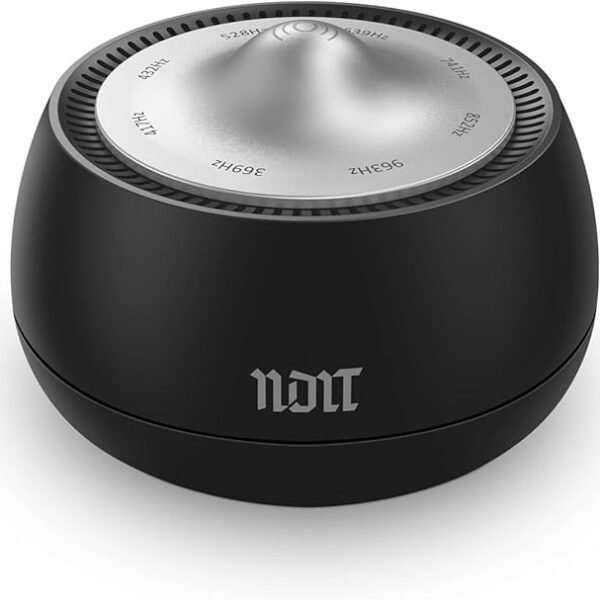 NDLT Portable Electronic Tibetan Singing Bowl – 8 Healing Frequencies Meditation Sound Bowl with USB-C Rechargeable Battery