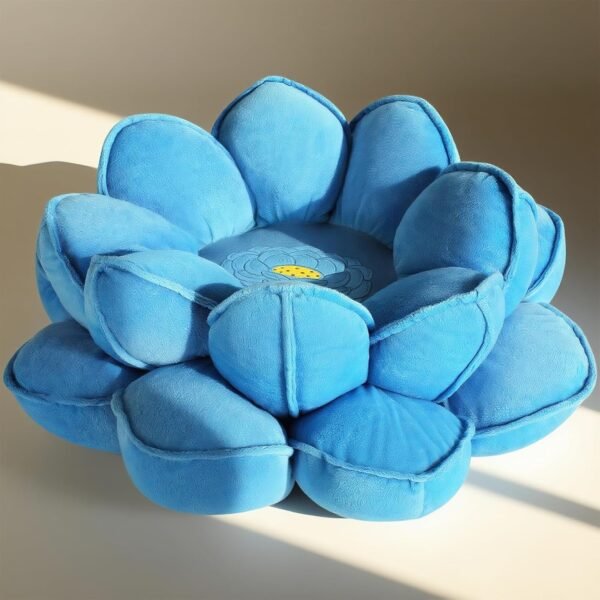 Lotus Floor Pillow – Large Decorative Meditation Cushion for Living Room, Bedroom & Yoga