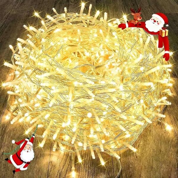 240-LED 88 ft Outdoor Waterproof String Lights – Long Connectable Fairy Lights for Patio, Garden & Parties