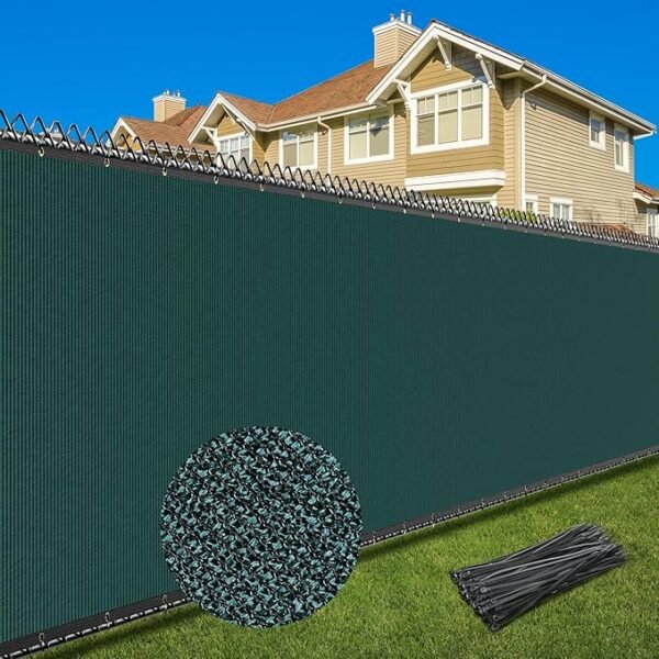 Patiobay 6′×50′ Heavy-Duty Outdoor Privacy Fence Screen – 170 GSM Shade Mesh for Garden, Patio & Backyard
